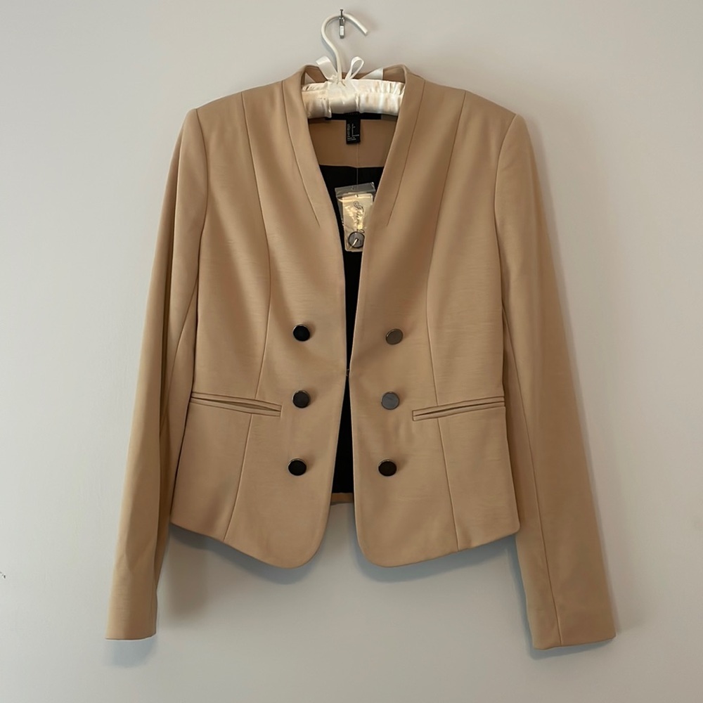 Camel / taupe blazer from Forever21 // NEW with tags